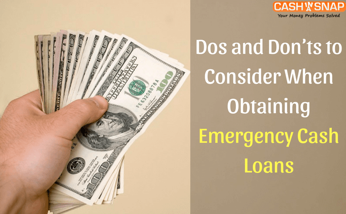 Emergency Cash Loans